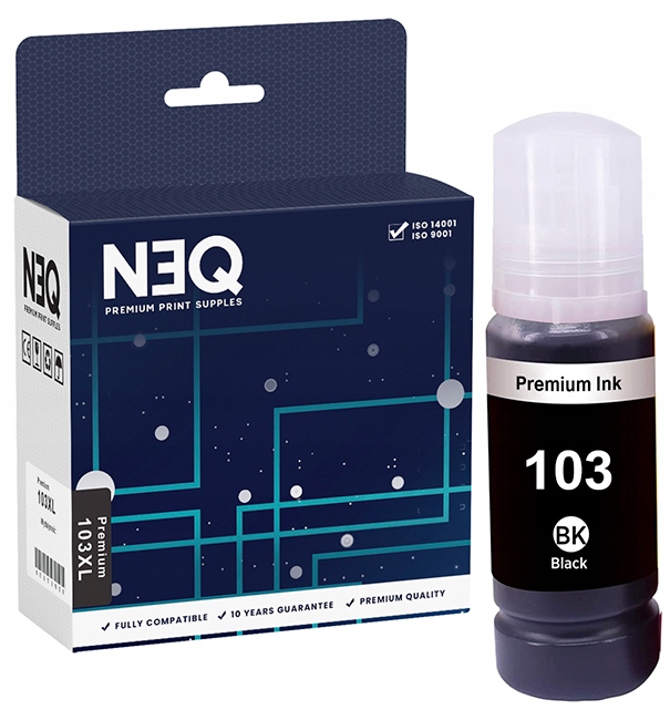 

Tusz Do Epson 103 Bk XL EcoTank L3151 L3160