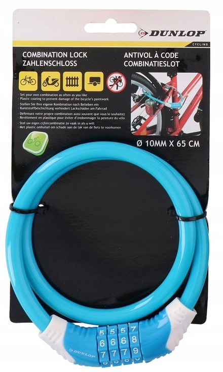 

Dunlop Zapięcie Do Roweru szyfr blokada rowerowa
