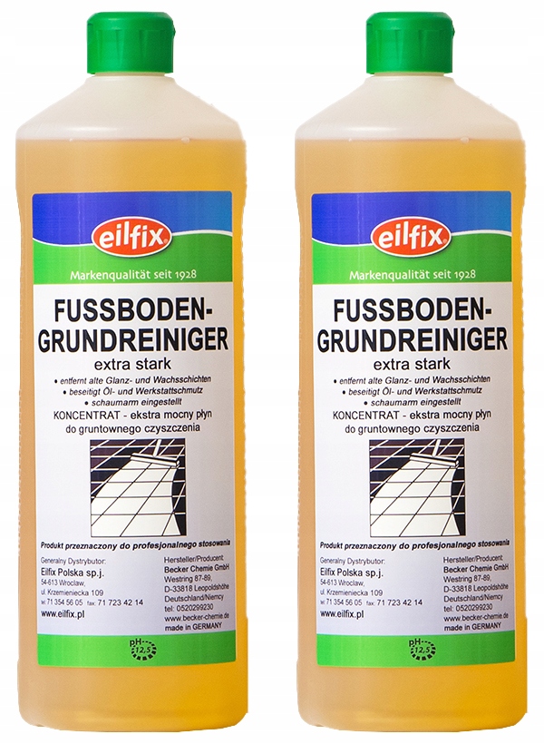 

Eilfix Fussbodengrundreiniger Zestaw 2 sztuk 1l