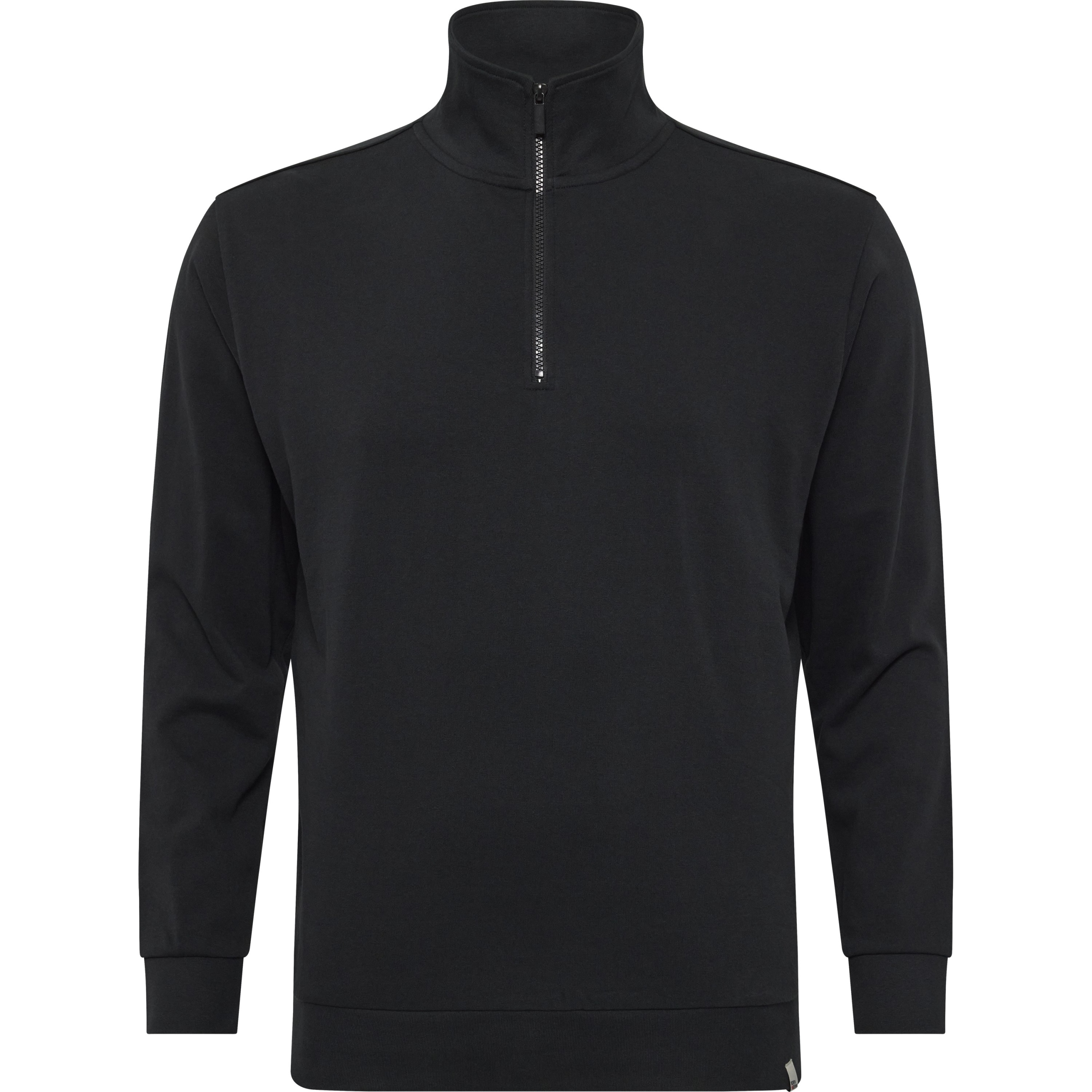 North 56 Denim Rozepínací Mikina Pod Krkem Velké Velikosti Černá 4XL