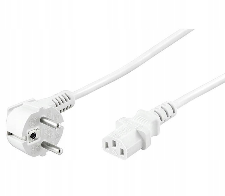 Napájecí kabel MicroConnect 5 m bílý IEC320