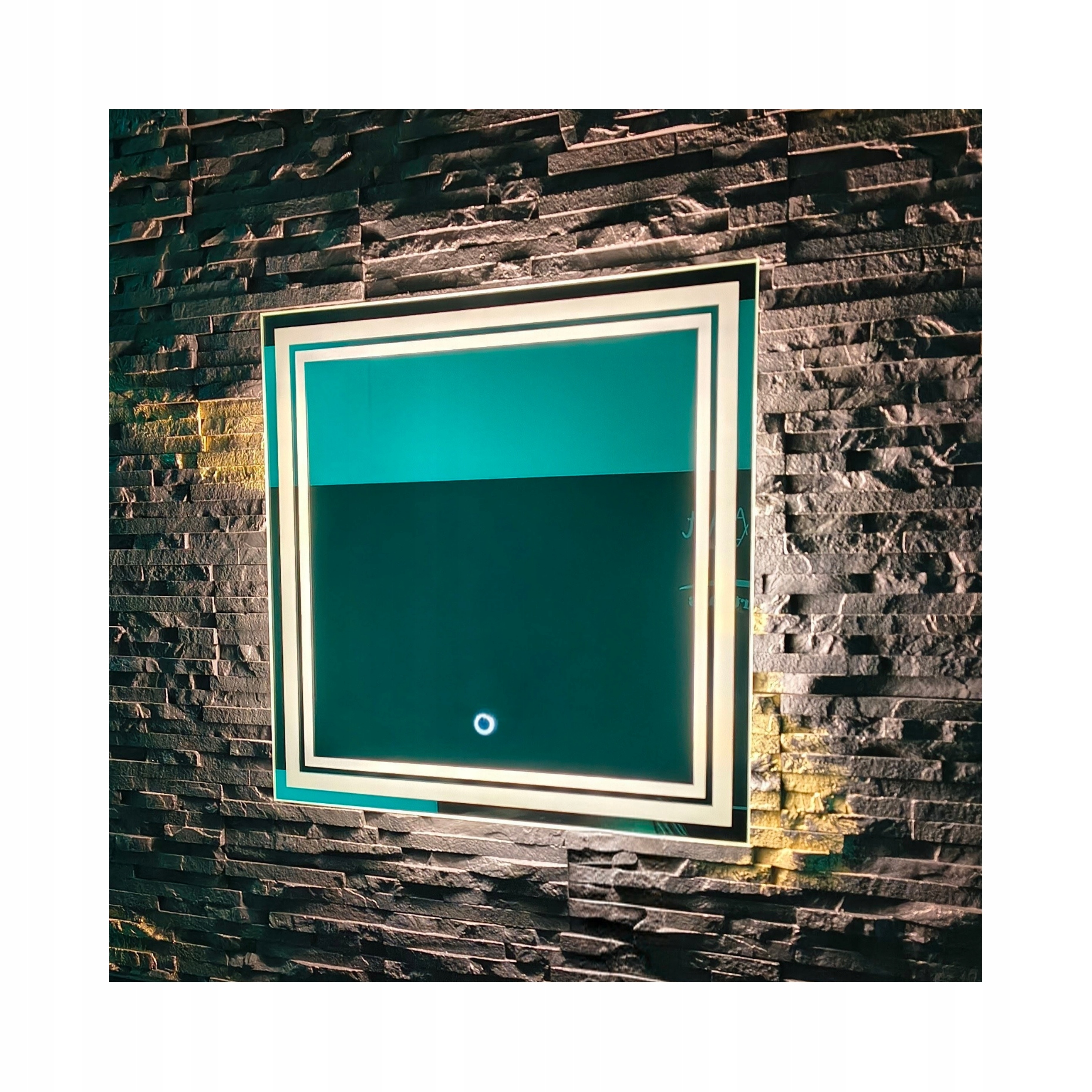 Zrcadlo Led 50 cm x 90 cm Dotyk Koupelna, Obývací pokoj, Pokoj, Šatna