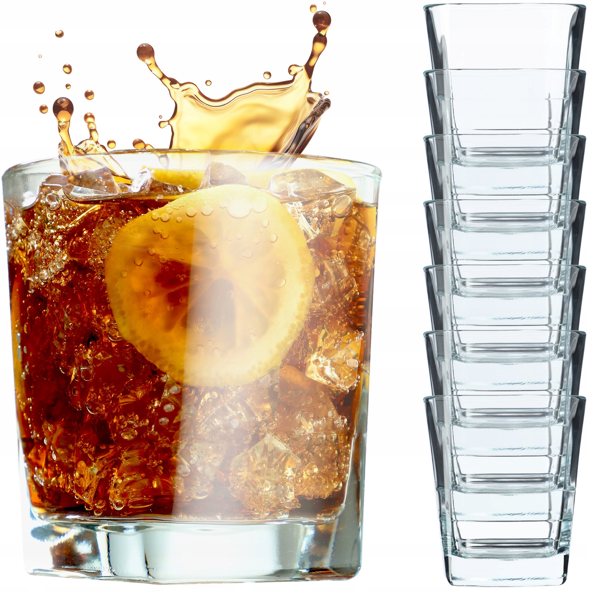 KADAX Trinkglser, Cocktailglser aus robustem Glas 8 x 270ml