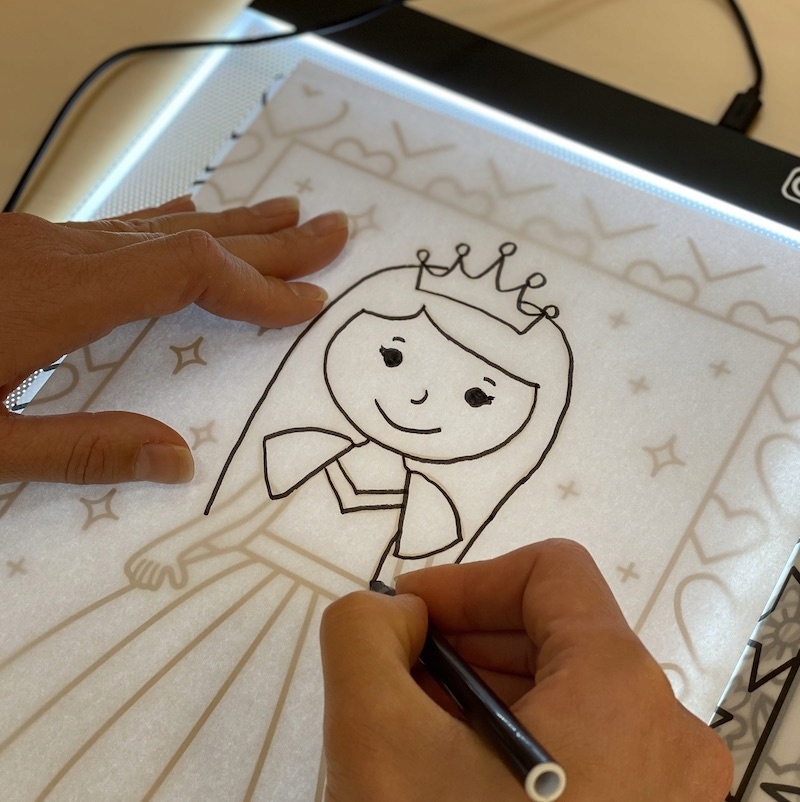 TABLET GRAFICZNY deska kreślarska LED PREZENT Marka Crafts & Co