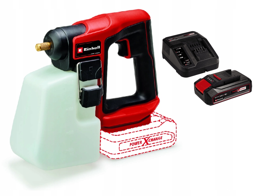 Einhell Aku Postřikovač Pxc Ge-ws 18/10 Li-3425240 Sada Akumulátor 2,5AH