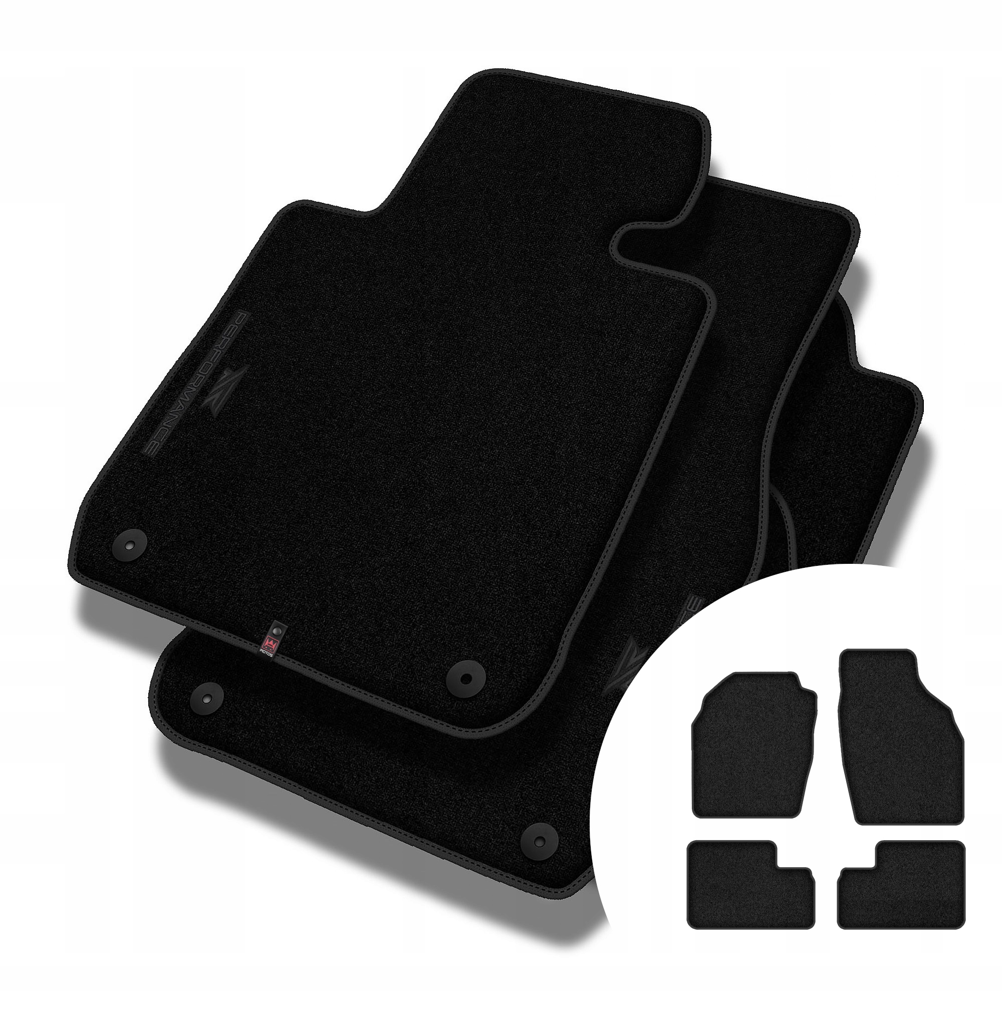 Velúrové koberčeky Performance Premium pre Opel Agila A 2002-2008