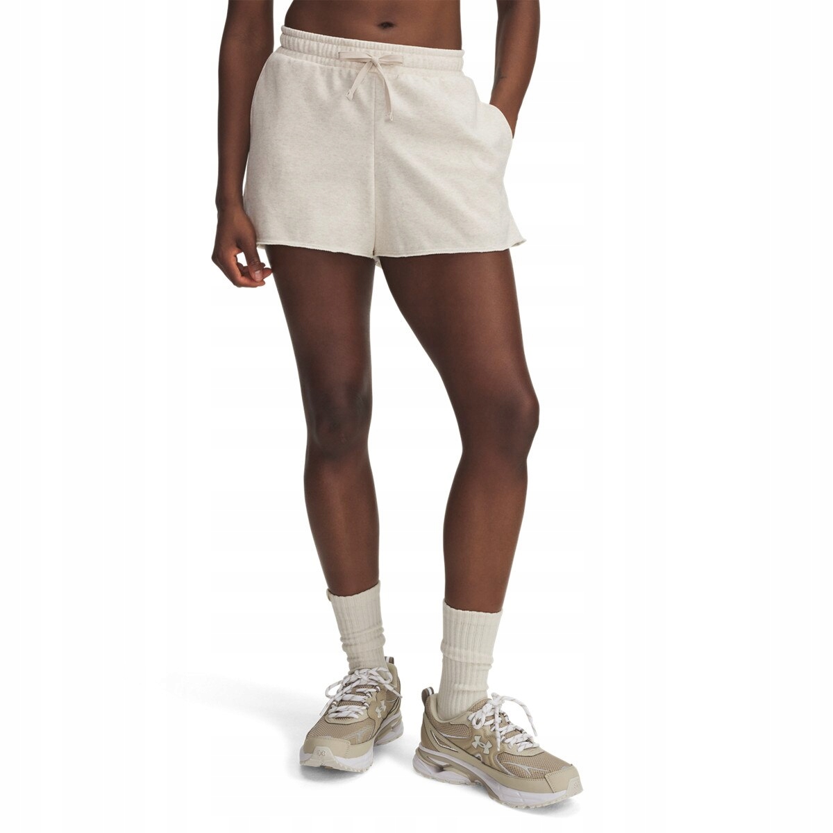 Under Armour Dámské kraťasy Under Armour Ua Rival Terry Short-BRN
