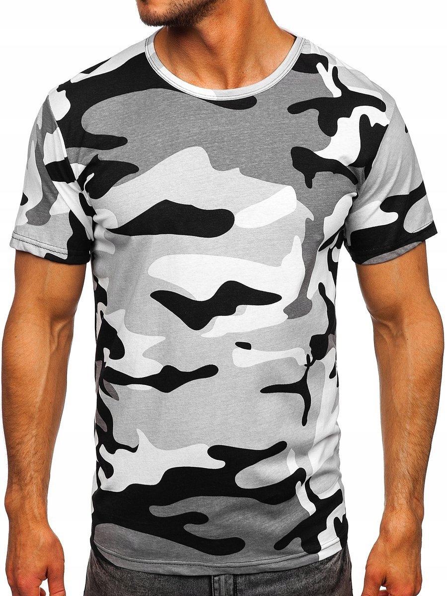

T-shirt Męski Moro Jasnoszary 14930 Denley_m