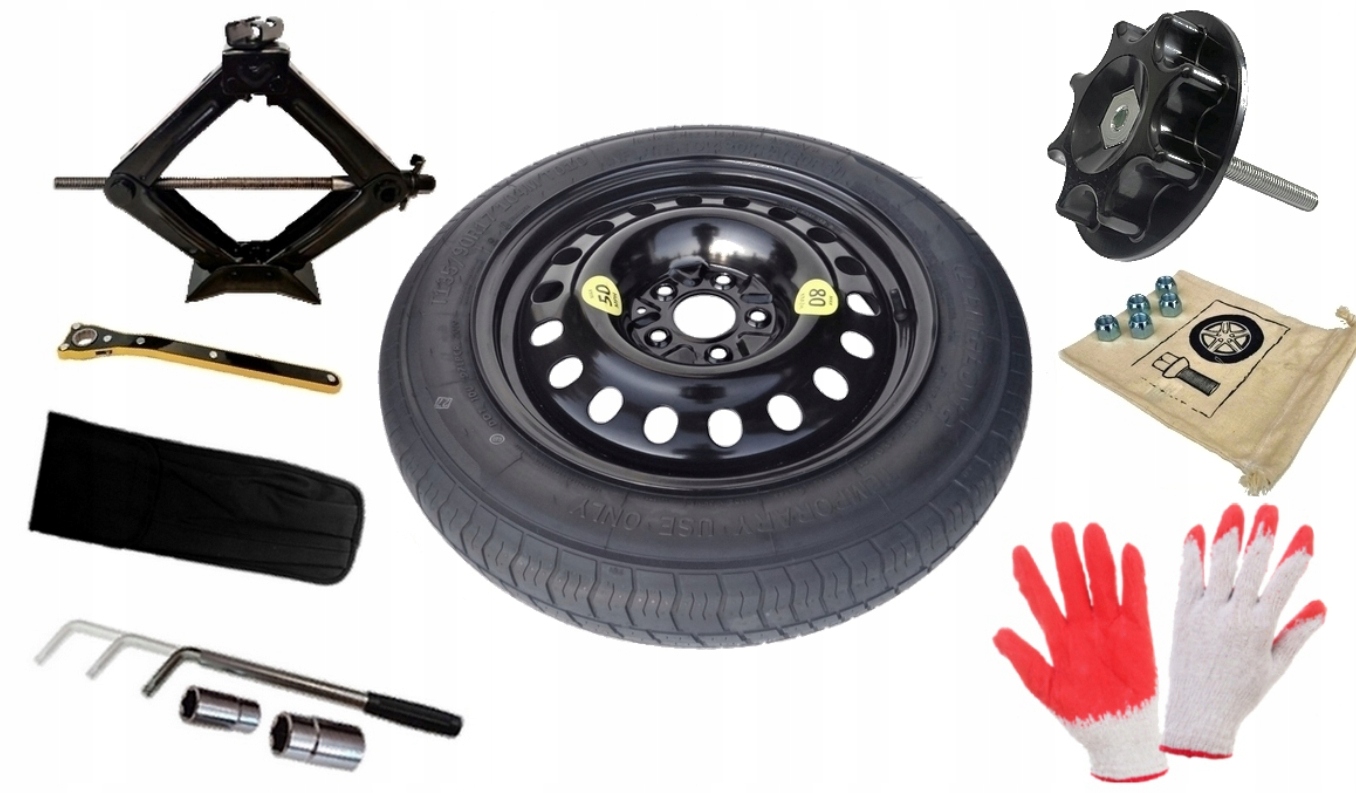 Koło dojazdowe zapasowe HYUNDAI TUCSON III IV ZESTAW