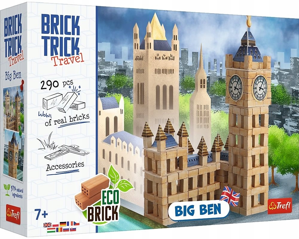 

Brick Trick Big Ben Buduj Z Cegły 290 Elementów