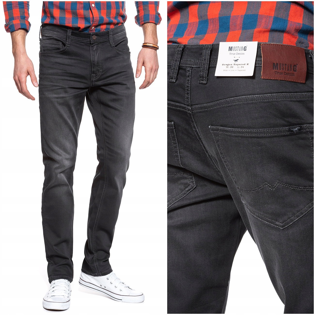 

Mustang Oregon Męskie Spodnie Jeansowe W32 L34