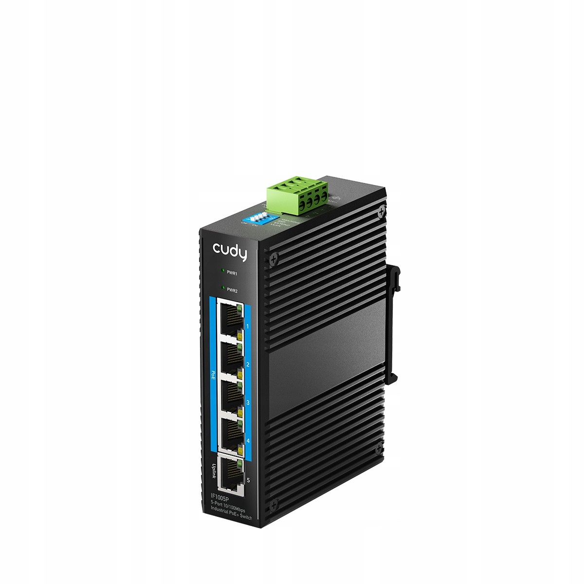 Switch Cudy IF1005P 5-portowy 10/100 Mbps Industrial PoE+