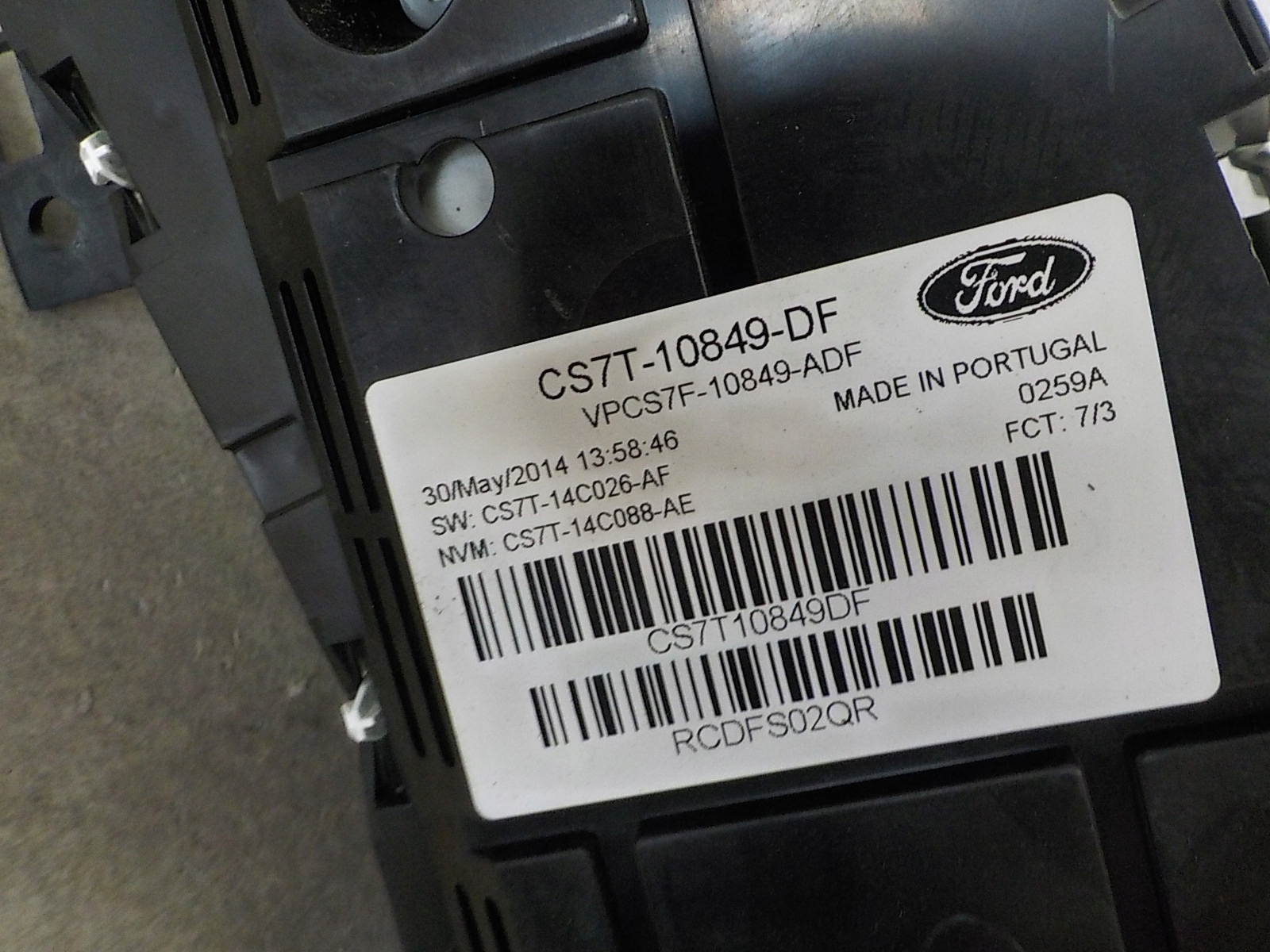 FORD S-MAX dials dials CS7T-10849-DF