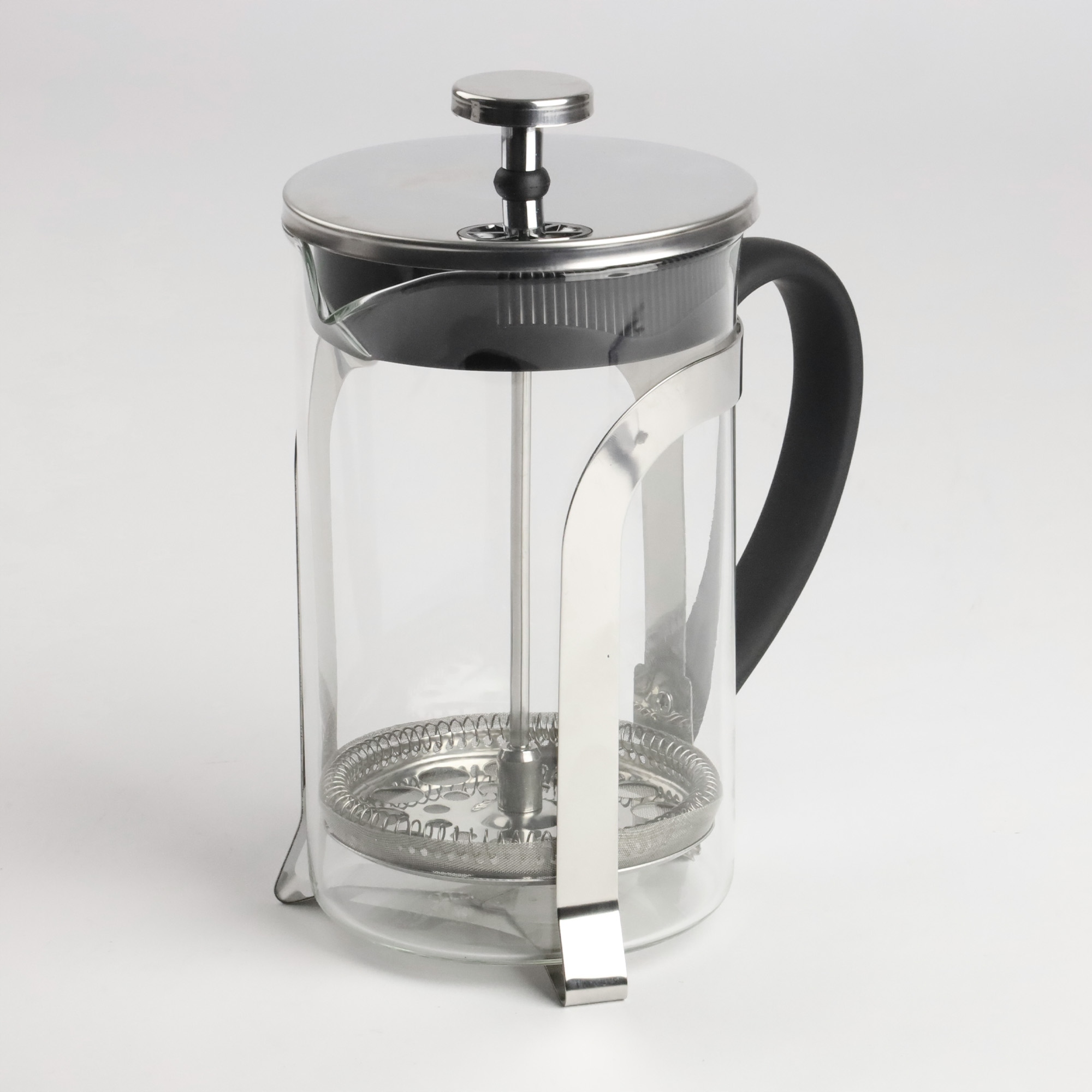 DZBANEK Z ZAPARZACZEM DO KAWY HERBATY ZIÓŁ STALOWY 800 ML FRENCH PRESS