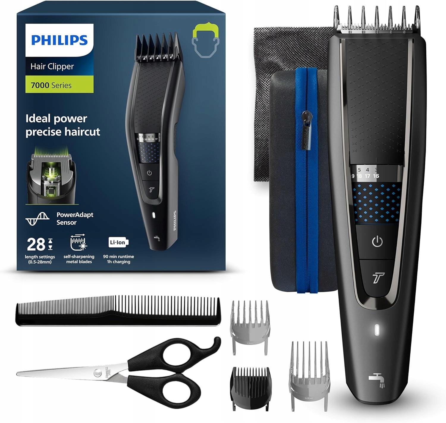 Zastřihovač Vousů Philips HC7650/15 Series 7000 Pouzdro