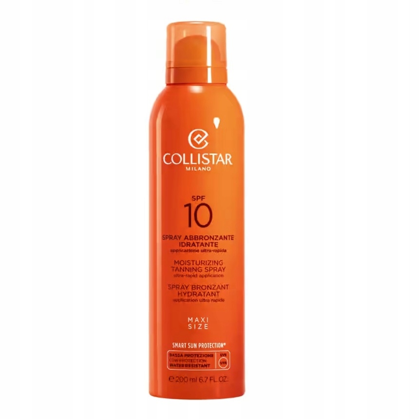 Čerstvý Moisturizing Tanning sprej na opalování SPF10 Collistar 200 Ml