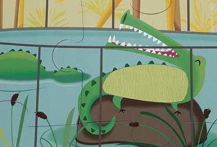 Puzzle sensoryczne Wycieczka do zoo 20 el. Janod Wiek dziecka 3 lata +