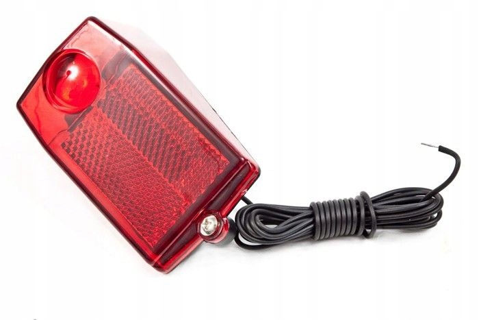 

Lamp Rowerowa Tył JY-705 Na Dynamo Na Błotnik