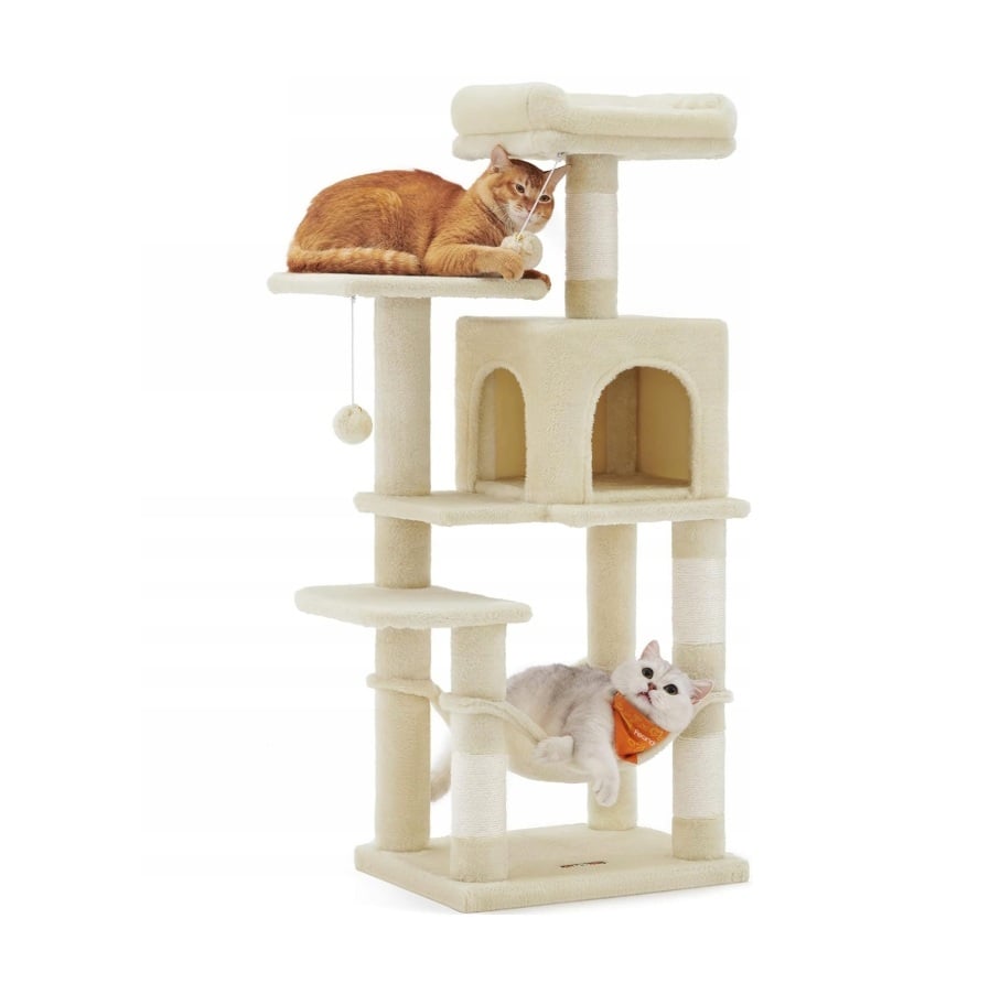 Levně Vysoký škrabák, pelíšek, škrabací sloupek Feandrea 101 160 cm