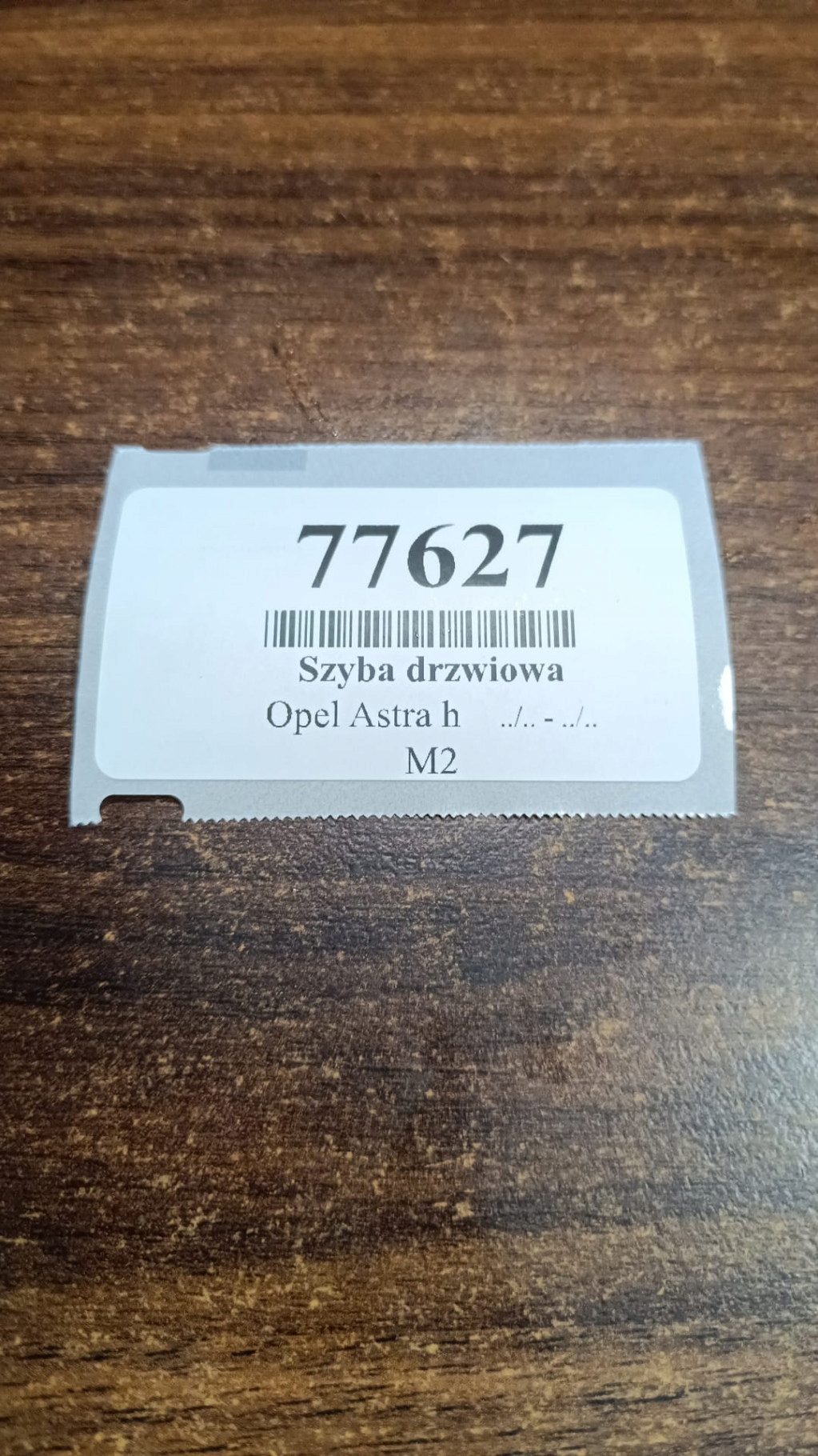 OPEL ASTRA H window door right rear part