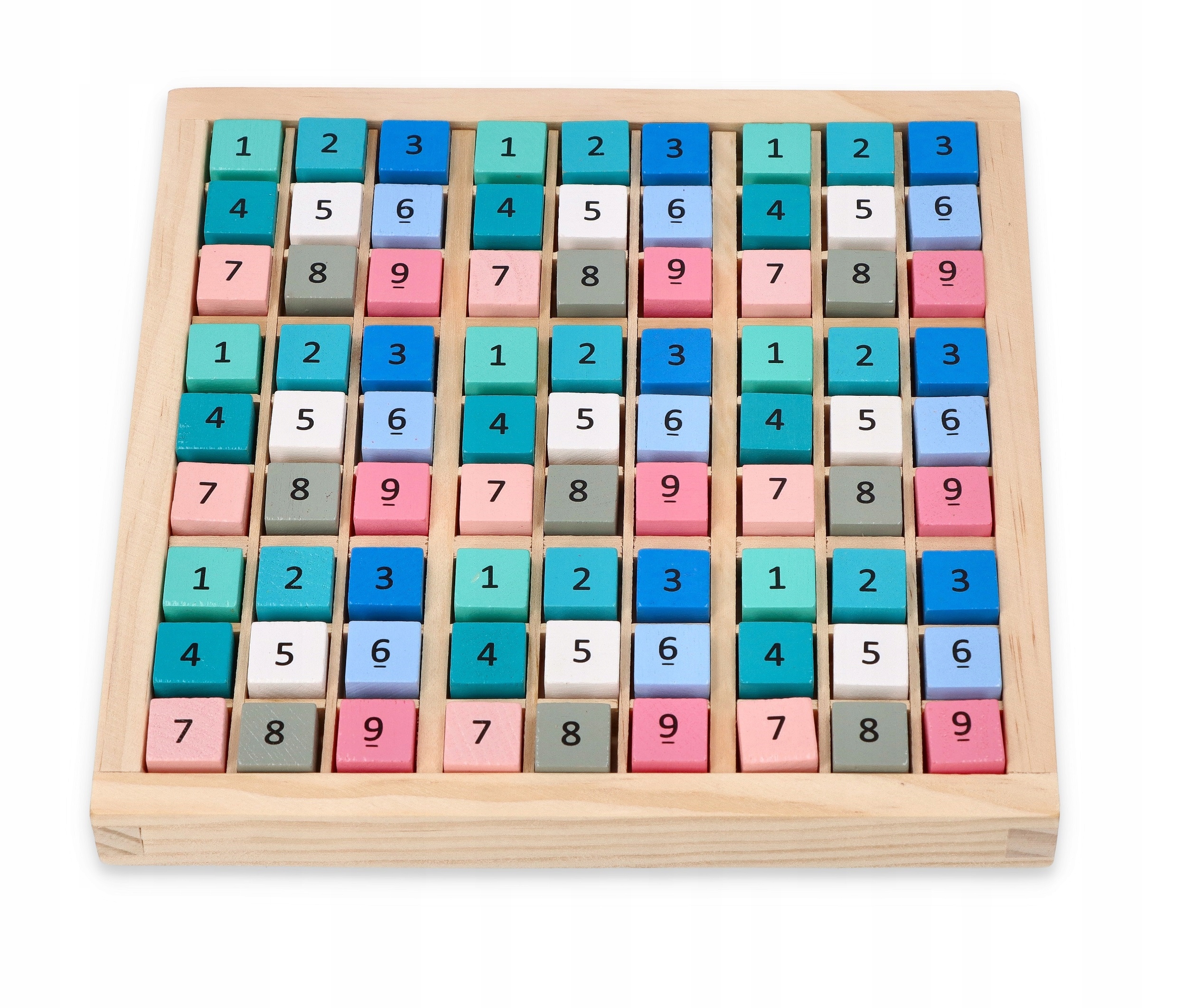 

Drewniana gra logiczna rodzinna AdamToys Sudoku