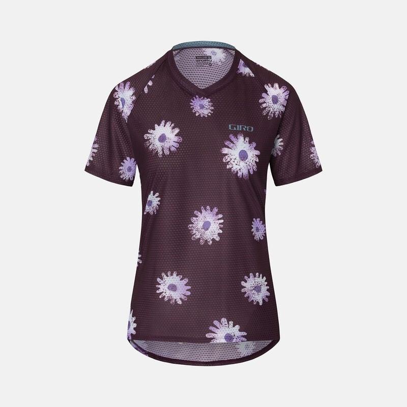 Dámský cyklistický teplákovka Giro Roust Dark Cherry Daysies Wmn vel. S