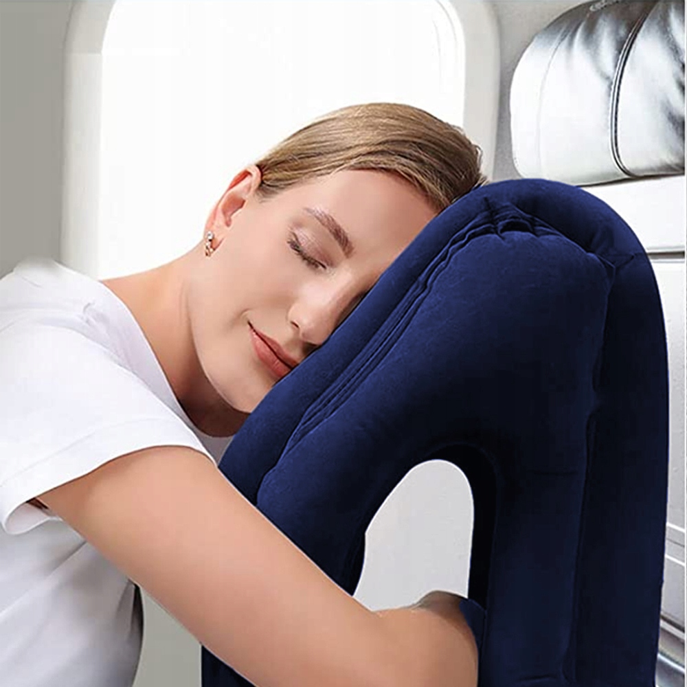 PODUSZKA PODRÓŻNA DO SPANIA SAMOLOTU AUTA DMUCHANA WELUROWA ROGAL NA SZYJĘ Model PODUSZKA PODRÓŻNNA TURYSTYCZNA