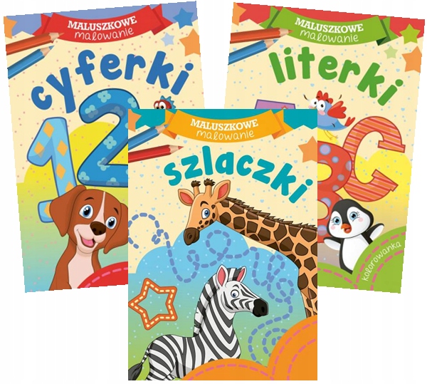 MALUSZKOWE MALOWANIE KOLOROWANKA + NAUKA ZABAWA