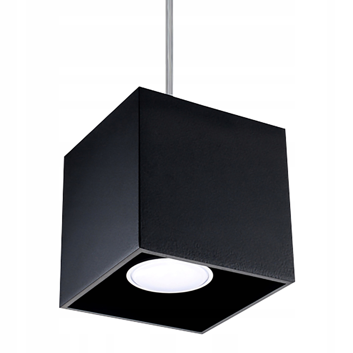 

Lampa Wisząca Sufitowa Na Sufit Quad Czarny Sollux