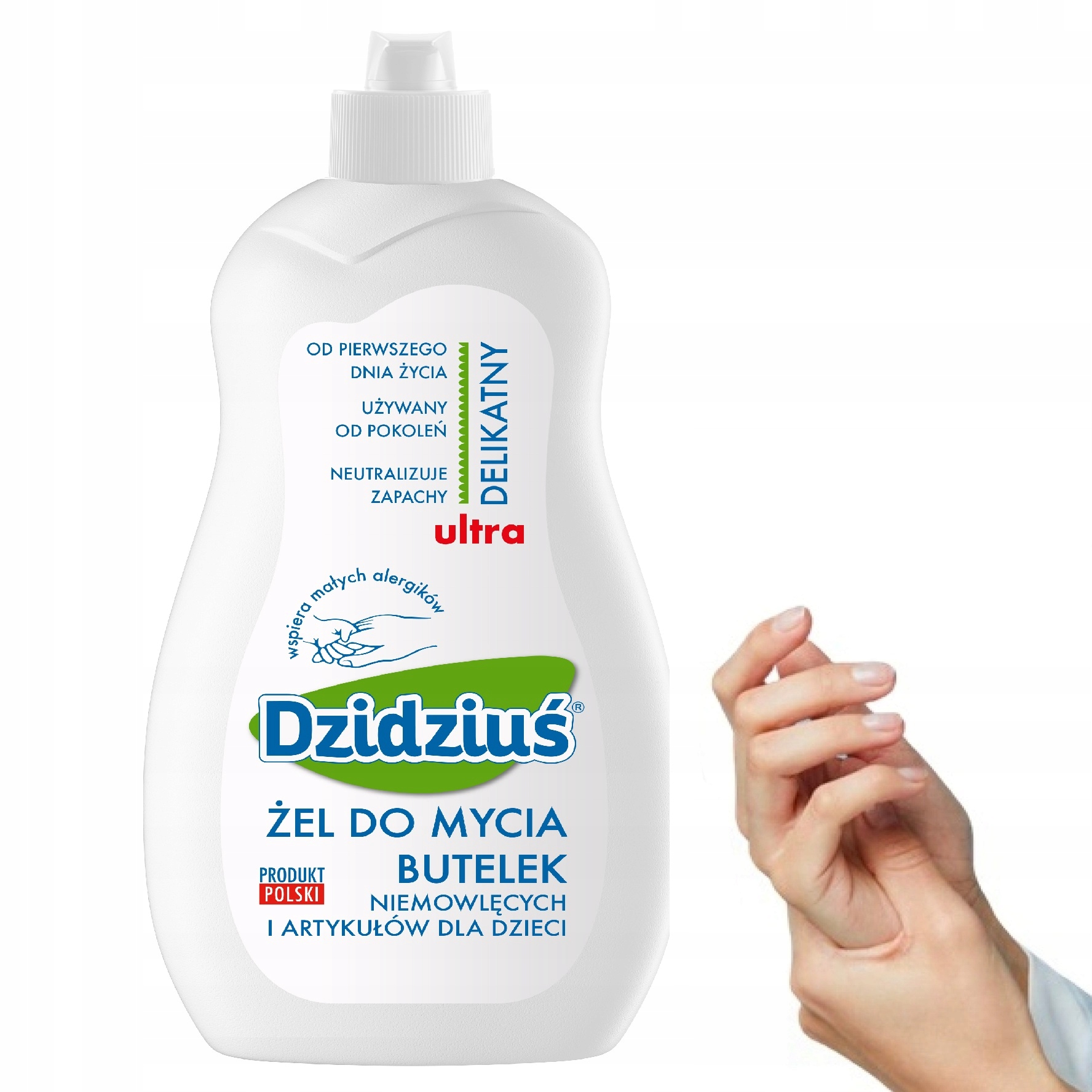 DZIDZIUŚ ŻEL PŁYN DO MYCIA BUTELEK 4x 500ML 4PAK Postać żel
