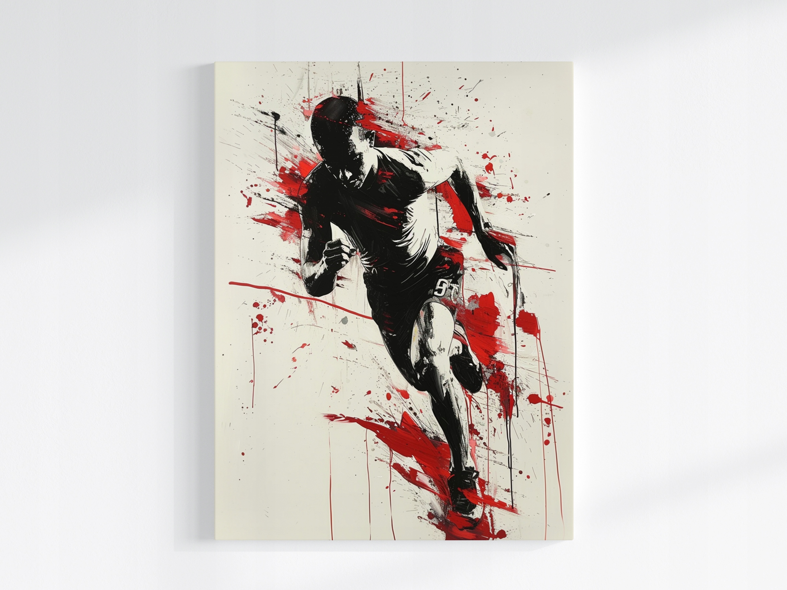 Obraz Na Plátně Canvas Muž Sport Sprint Běh Závodník Pohyb 60x80