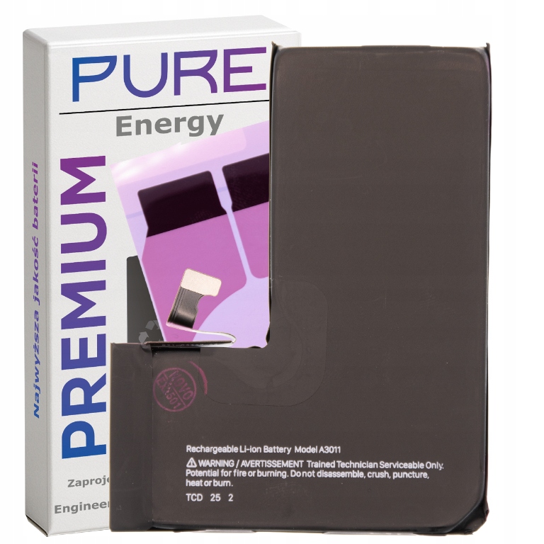 Bateria Pure do iPhone 15 Pro 3274 mAh Akumulator Telefonu