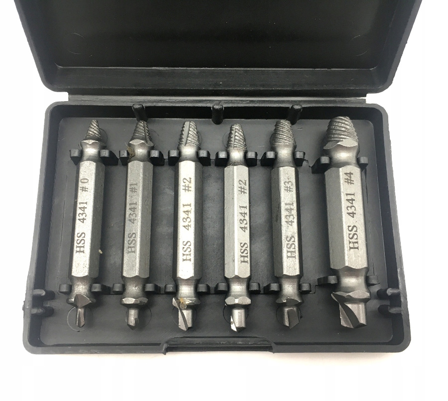 WYKRĘTAKI DO URWANYCH ZERWANYCH ŚRUB WKRĘTÓW HSS 6