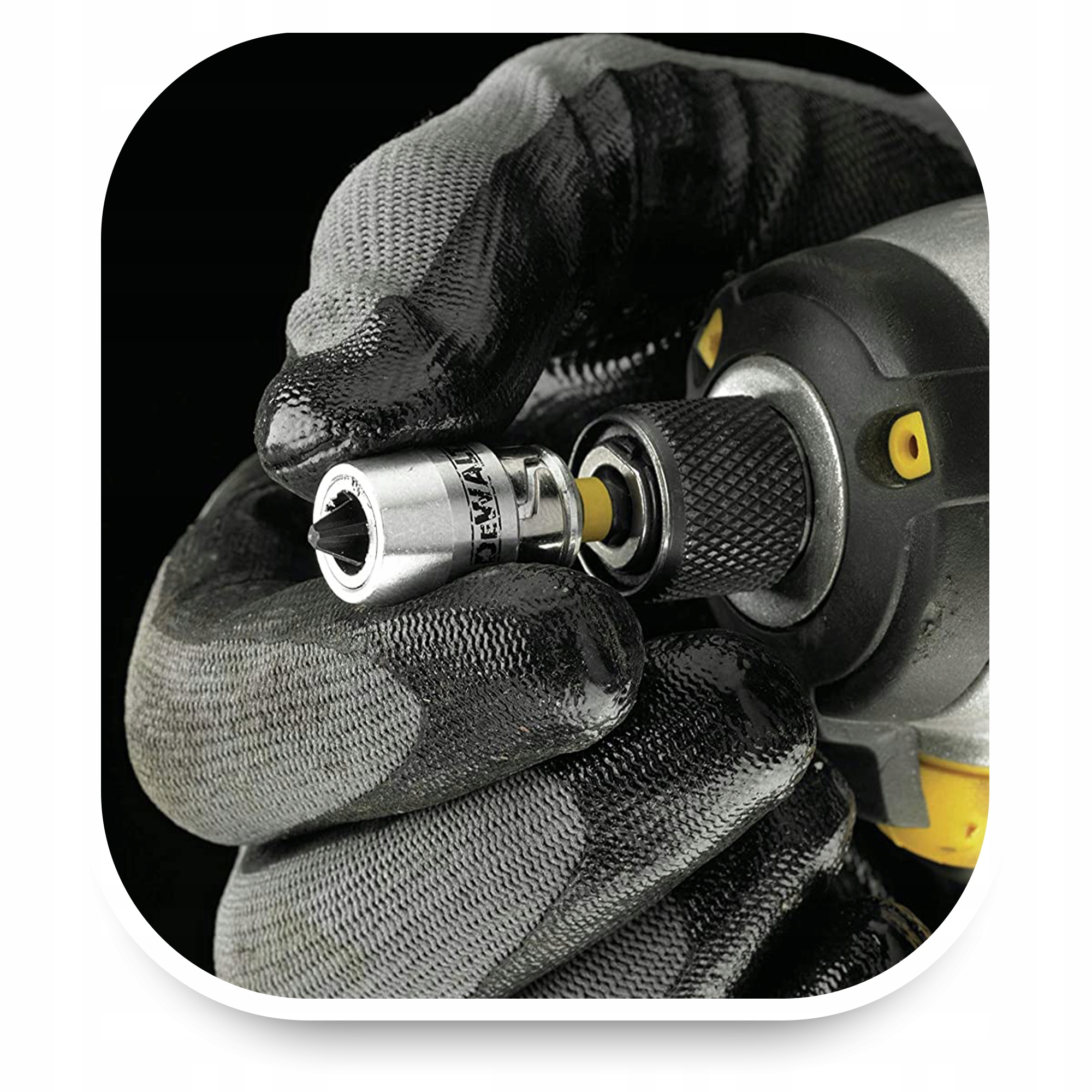 Zestaw Bitów Udarowych Wkrętarki PH2 Uchwyt 3szt Grubość nasady bitu 1/4