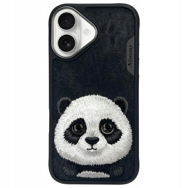 Nimmy pouzdro pro iPhone 16 6.1" černá/černá Big Eyed Pet 2.0 Panda
