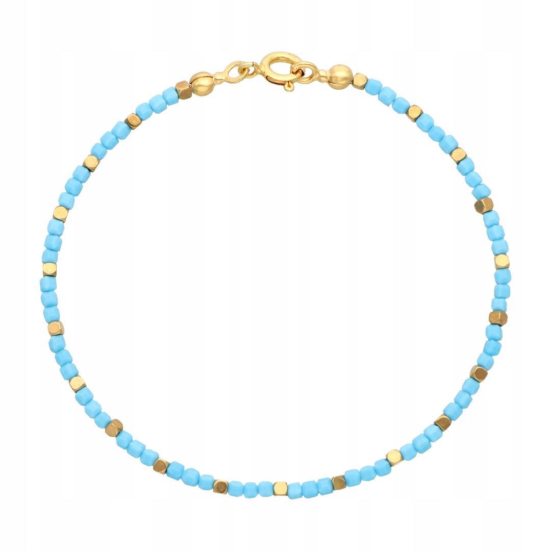 Náramek s howlitem a hematitem, stříbro