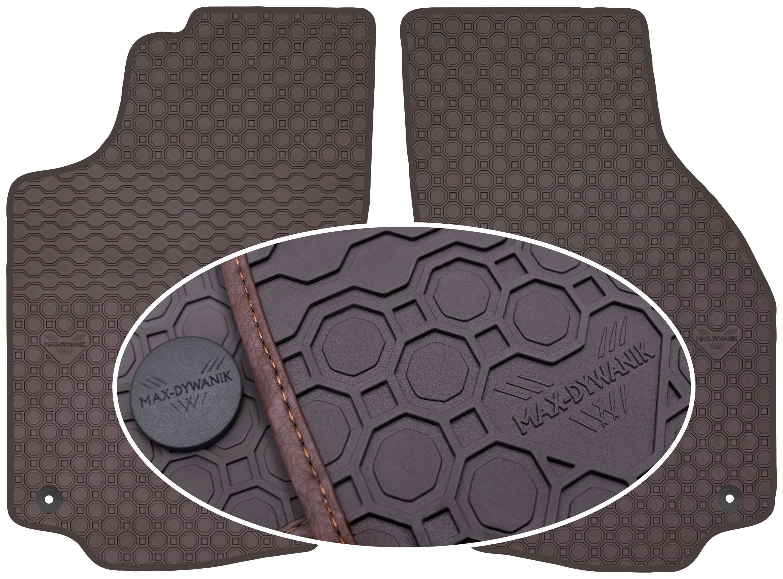 Opel Combo C 2os 2001-2011 Koberce Hnedé