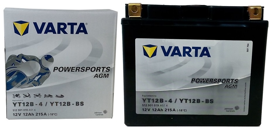 512901019A514 - Акумулятор VARTA YT12B-BS 12V 12AH 215A