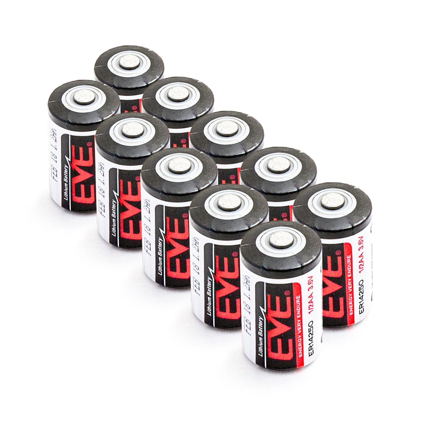 

10x Baterie litowe Eve ER14250 3,6V 1/2AA