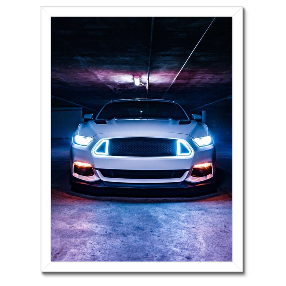 Plakáty v rámu 30x40 Ford Mustang Auto