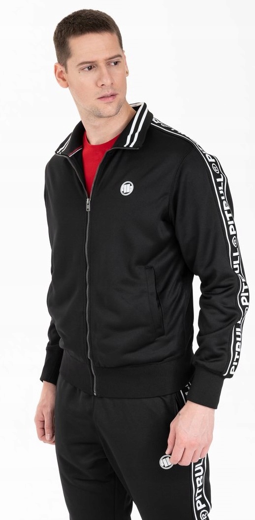 Pit Bull Rozepínací Mikina Tape Logo Black XXXL