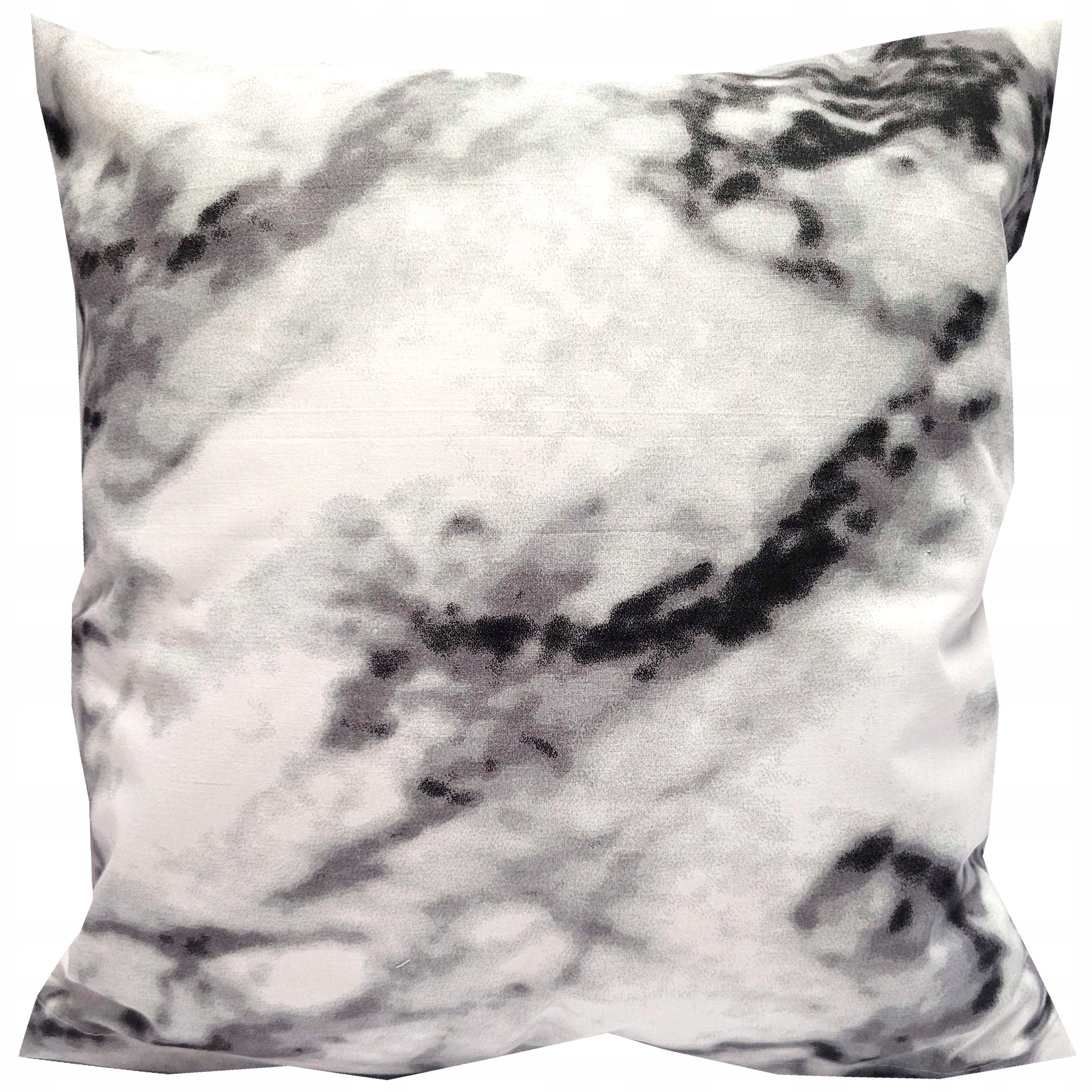 Poszewka na jaśka poduszkę 50x50 Marmur szary