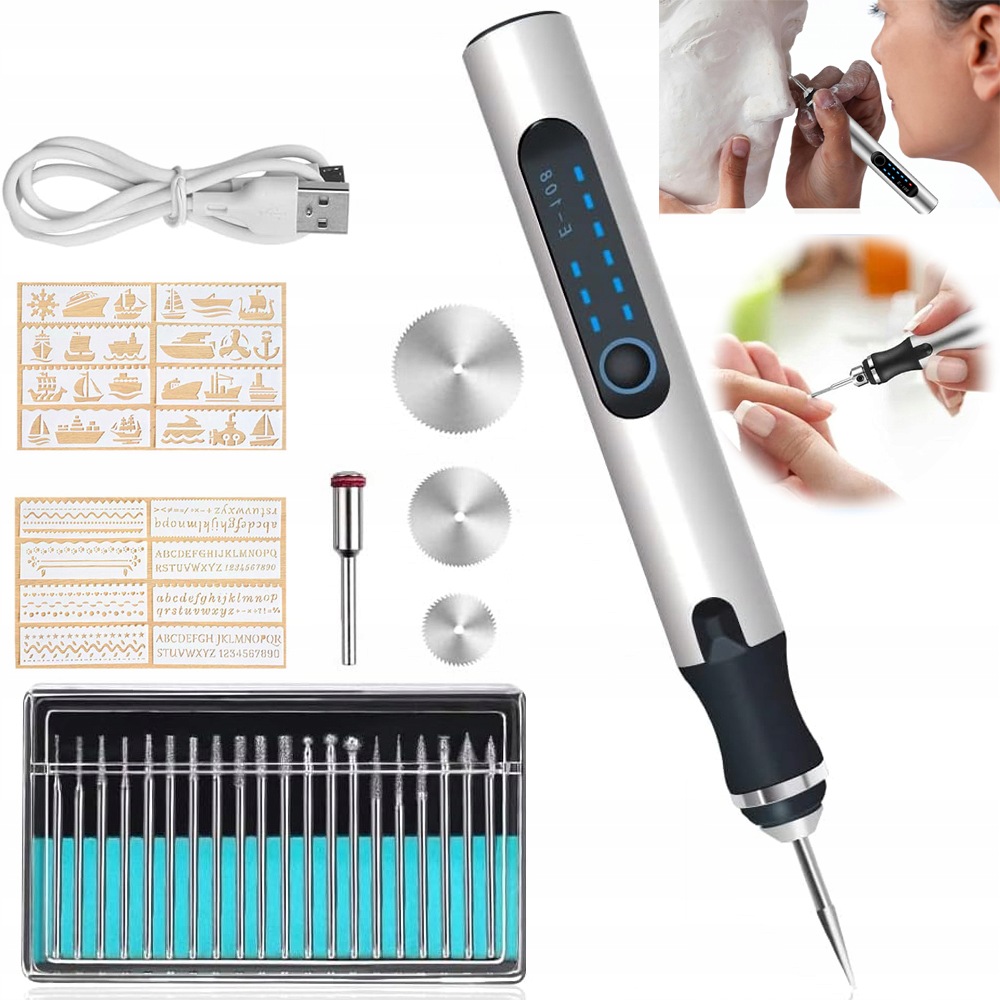 Akumulátorová Mini Přesná Bruska Multitool Na Kov Příslušenství