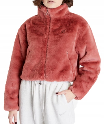 Dámská Nike bunda Essentials Umělá bunda Kožešina Krátká Volná DV5139-691 M