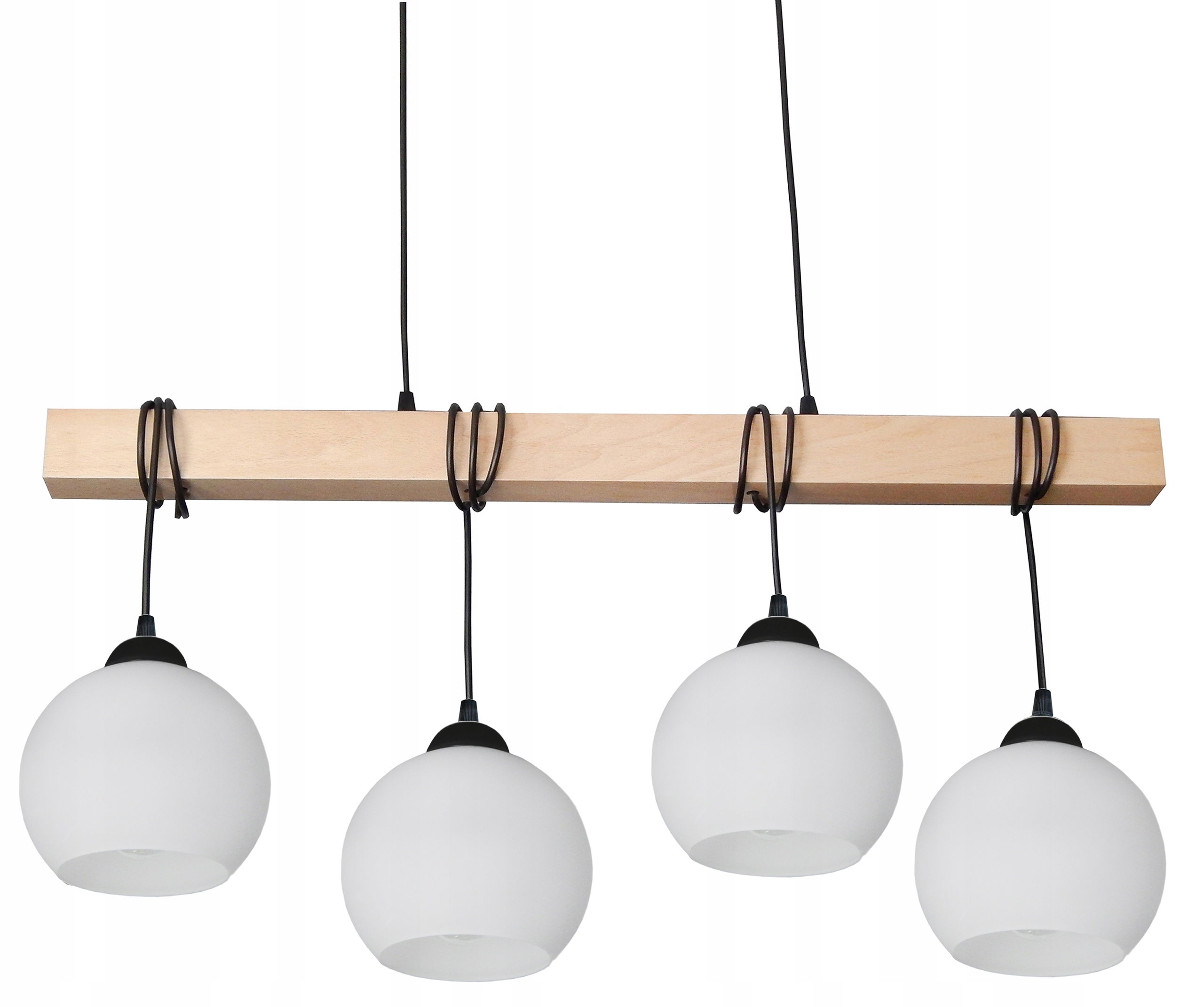 Závesná Stropná Lampa Stropné Svietidlo Led Luster E27 Biele Gule Do Obývacej Izby