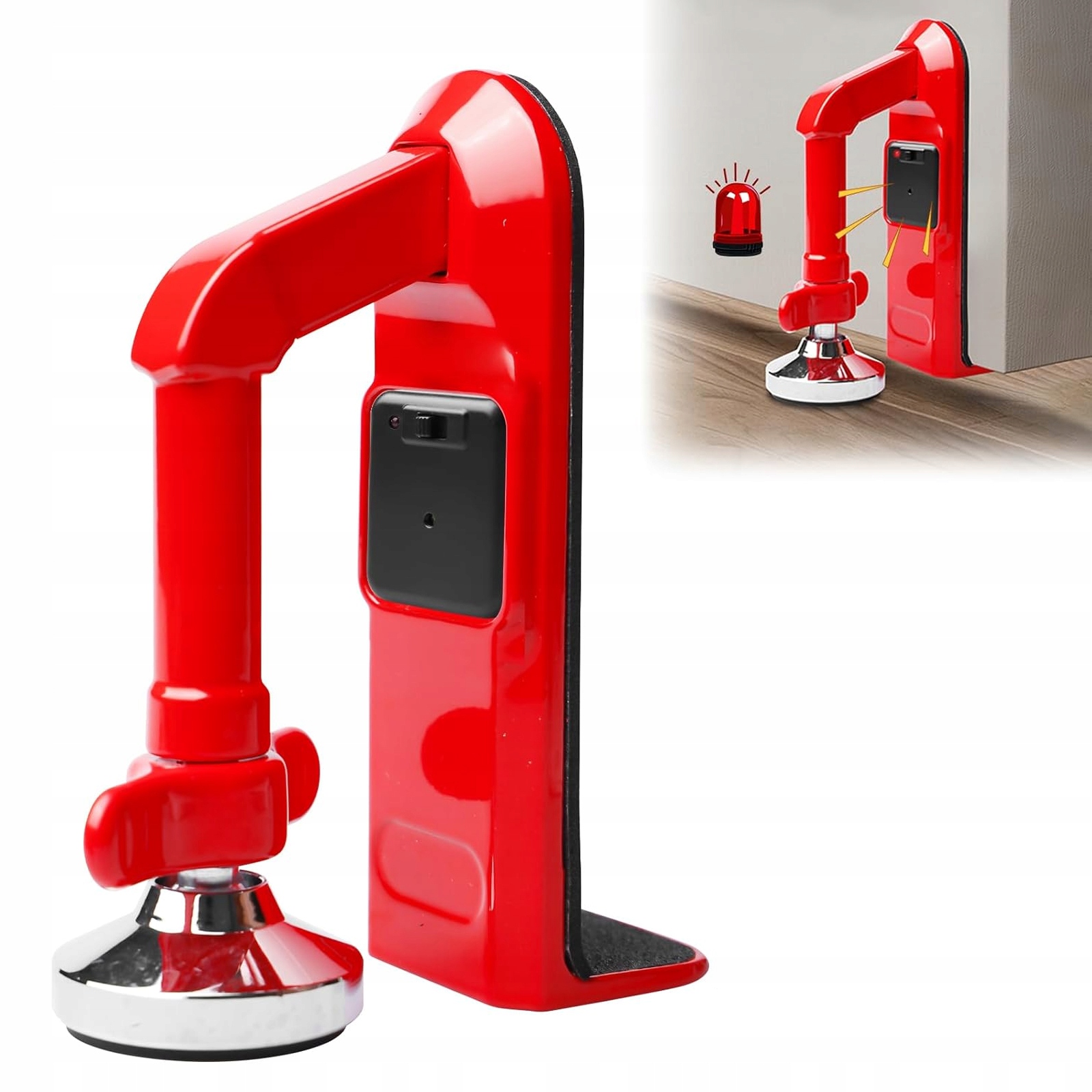 BLOKADA DRZWI Z ALARMEM – 80DB, PRZENOŚNA OCHRONA PRZED WŁAMANIEM,