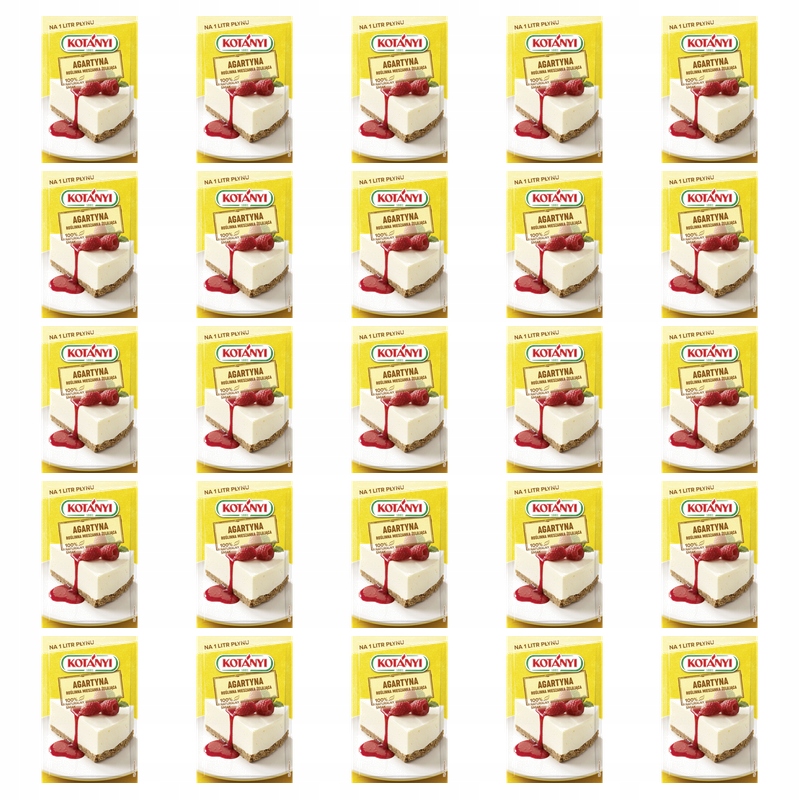 Kotanyi Agartyna roślinna substancja żelująca 20g X25