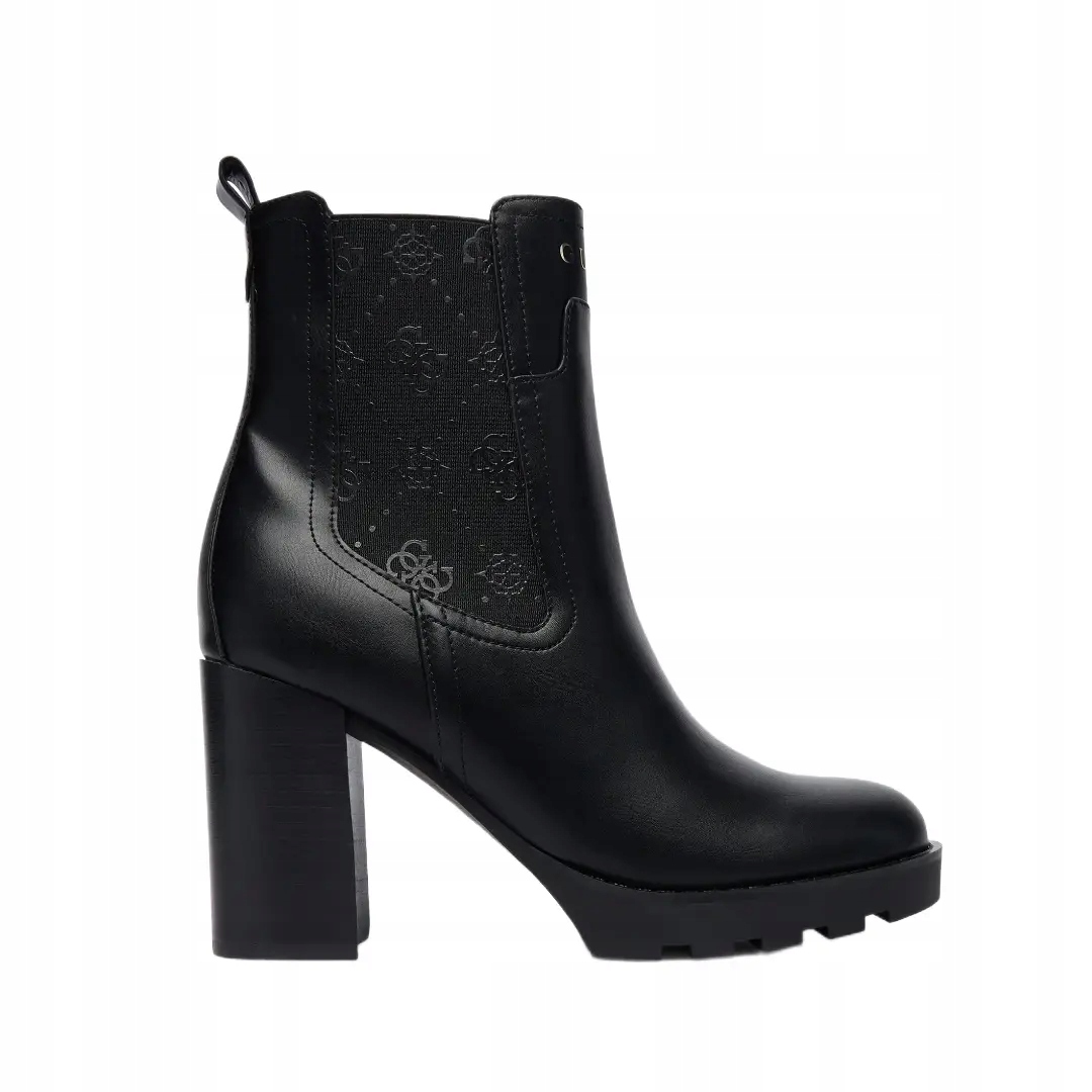 Dámské kotníkové boty Guess Flfnll ELE10 černé 41, Černá