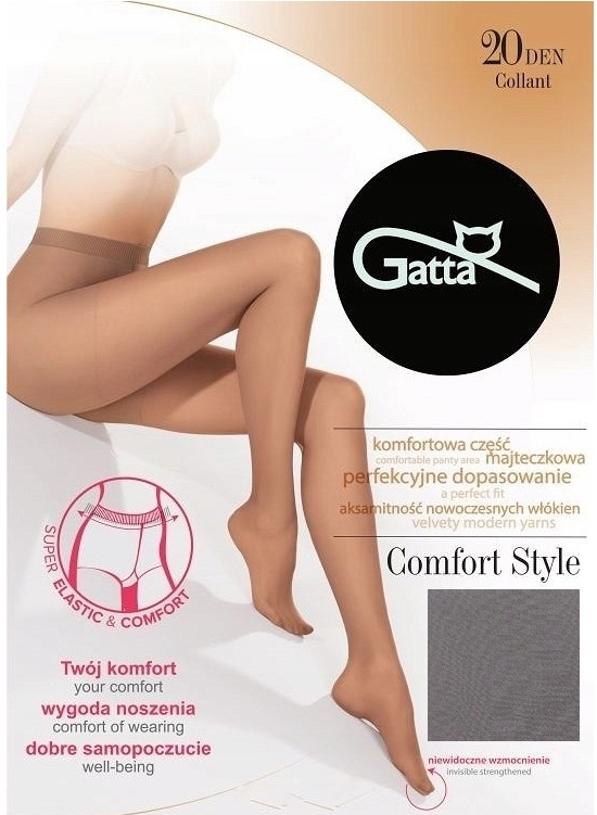 

Gatta Comfort Style lycra 20den grigio 4