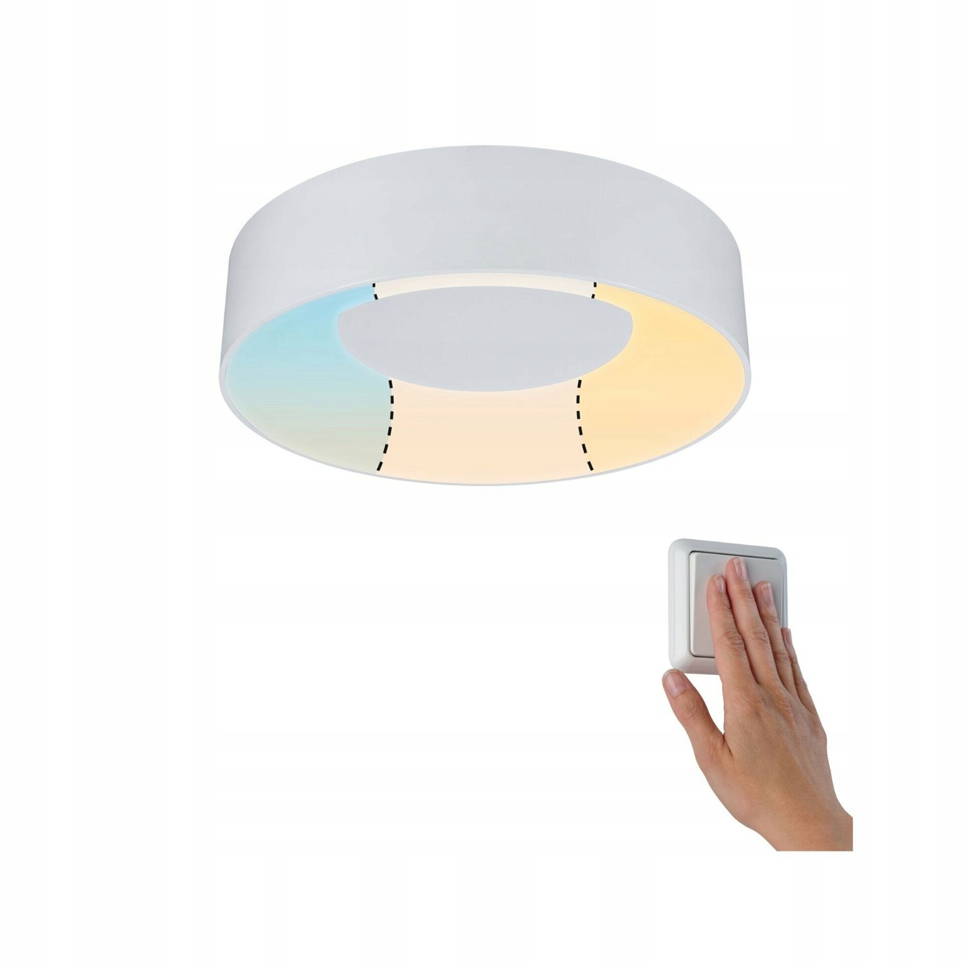 Paulmann HomeSpa Casca Led stropné svietidlo 16W WhiteSwitch biela 3000K